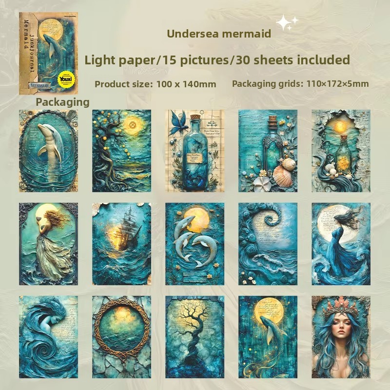 C Sirenas Bajo el Mar - Blanco