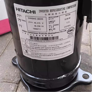 คอมเพรสเซอร์แบบสโครล อินเวอร์เตอร์ ฮิตาชิ รุ่น E405DHD 36D2YG สำหรับเปลี่ยนเครื่องปรับอากาศ - Product Image 3