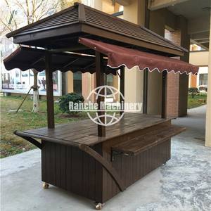 Wholesale Custom Hand Push Stainless Steel Food Truck for Outdoor Use-Hotels Fast Food Hotdog Ice Cream <b>Rust</b> Resistant Design - Product Image 3