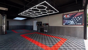 Luminaire suspendu hexagonal Nano Leaf pour plafond, mur, cuisine, îlot, 24 pouces, connecteur, micro-atelier, RGB, AC, IP55 - Product Image 6