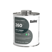 Colle pour tuyaux en CPVC gris à corps lourd ASTM F493 12'' (DN300) pour lignes de traitement chimique industrielles 118-946ml