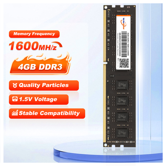 Wholesale 2025 DDR3 4GB 8GB 1600MHz Computer Memory RAM for Gaming Desktop ECC Function Products in Stock