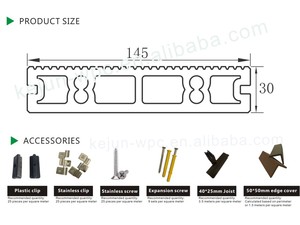 Revêtement de sol <span class=keywords><strong>extérieur</strong></span> imperméable à l'eau en bois brossé - Product Image 2
