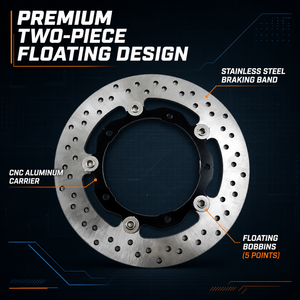 <span class=keywords><strong>Disque</strong></span> de frein avant flottant 267 mm 5,0 mm pour Yamaha T-<span class=keywords><strong>MAX</strong></span> 530 X-<span class=keywords><strong>Max</strong></span> 300 Majesty 400, style <span class=keywords><strong>Brembo</strong></span>, amélioration - Product Image 3