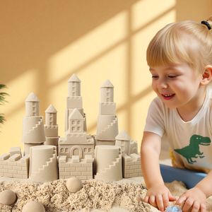 Sable pour jouets spatiaux destiné aux parcs d'attractions |   Kit éducatif sensoriel pour enfants de 5 à 7 ans avec microsphères de verre - Product Image 5