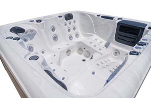 Bain à remous Bigeer pour 5 personnes Grand bain à remous de <span class=keywords><strong>massage</strong></span> <span class=keywords><strong>Spa</strong></span> de nage Balboa extérieur USA Bain à remous en acrylique - Product Image 5