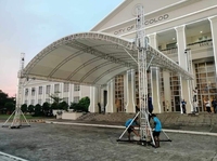 Arco de aluminio Truss Stage Concierto al aire libre Escenario Arco Truss Techo Truss Building Set-up Concierto/Boda