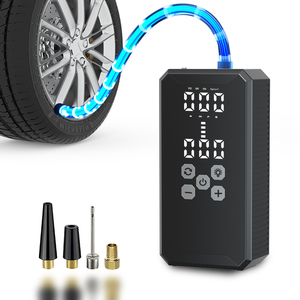 Bomba de Aire Inteligente para Automóvil con Arrancador de Emergencia, Inflador de Neumáticos Portátil de 16V con Pantalla Digital, Función de Apagado Automático - Product Image 4