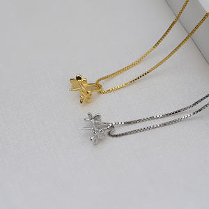 S925 <b>Silver</b> Pendant AKOYA Butterfly Love Flower Pearl Set Personalized Head Earnail DIY Accessories Fashion <b>Chandelier</b> Earrings - Product Image 3