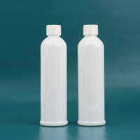 Bouteille cylindrique en plastique à fond circulaire de 250ml pour détergent à lessive ou détergent de toilette personnalisation en usine