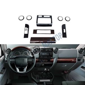 <b>Car</b> <b>interior</b> trim for Toyota FJ79 Lancool 2022 70th Anniversary Air Vent Cover with Wood <b>Interior</b> Trim - Product Image 3