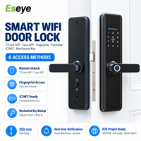 Kunci Pintu Pintar TUYA WIFI Elektronik Sidik Jari Buka Kunci Jarak Jauh Kartu Digital Kunci Digital Cerradura Intelligente Ttlock