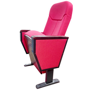 Silla de Auditorio Masao Roja de Aleación de Aluminio con Reposabrazos para Teatro, Sala de Conferencias, Cine - Product Image 3