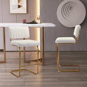 Câu lạc bộ đêm Thùng Rose Gold giọng biểu tượng Tùy chỉnh cao PP sang trọng xoay có thể điều chỉnh pháp dệt Da Màu Hồng nhung thanh phân - Product Image 2