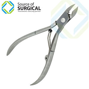 Cortador de uñas de acero inoxidable Corte de mandíbula de un solo resorte 8 mm para uso profesional Borde afilado con tamaños de mandíbula personalizados - Product Image 1