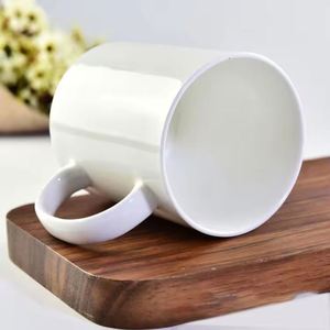 Lightweight <b>Bone</b> <b>China</b> Mugs Pure White Ceramic Cups for Coffee <b>Tea</b> Milk Custom Logo Printing Hotel Restaurant - Product Image 3