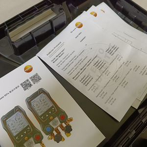 Ensemble de manomètres numériques intelligents Testo 550s avec sondes à pince sans fil 115i, kit de manomètres HVAC/R - Product Image 3