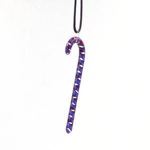 Murano hecho a mano Murano colgante de <span class=keywords><strong>Navidad</strong></span> pequeños adornos de bastón de caramelo de cristal decoración de fiesta en casa - Product Image 5