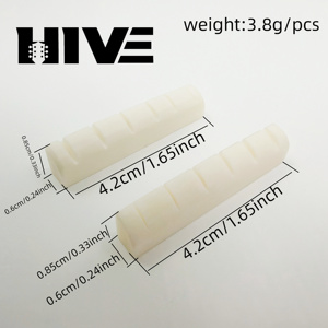 HIVE Mayoreo: Númbroso de guitarra eléctrica LP de 6 cuerdas de 42 mm de hueso de buey puro con ranurado preciso para guitarra eléctrica LP y piezas - Product Image 2