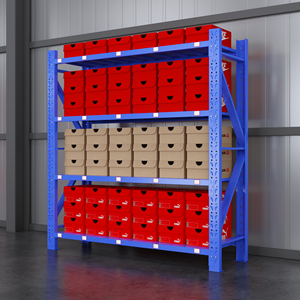 RACK DESIGN Rayonnage Étagère et étagères réglables en métal Rangement en entrepôt Étagères réglables à usage moyen - Product Image 6