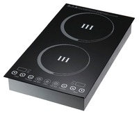 Kompor Induksi Listrik Panel Kaca Kristal Pemanasan Cepat untuk Instalasi Built-In Rumah Tangga Fitur Hotpot Casing Logam