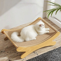 Griffoir pour chat en sisal écologique avec lit intégré et jouet à griffer - Style moderne classique grand luxe