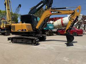 Dengan Blade <span class=keywords><strong>Dozer</strong></span> ekskavator perayap Mini buatan Tiongkok 6 Ton 60 SY60 SY60C ekskavator perayap Mini siap berfungsi - Product Image 2