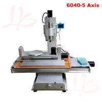 Machine de gravure verticale LY LY, routeur CNC 6040 2,2 kW avec axe A, axe B pour le fraisage du bois, la gravure sur métal