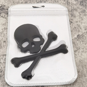 Mode alliage 3D fantôme crânes squelette voiture <span class=keywords><strong>autocollant</strong></span> <span class=keywords><strong>moto</strong></span> Badge emblème <span class=keywords><strong>autocollant</strong></span> Auto voiture accessoires - Product Image 3
