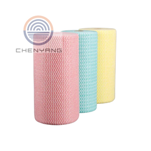 Rouleau de lingettes non tissées réutilisables multicolores, absorbantes et à séchage rapide, <span class=keywords><strong>pour</strong></span> le nettoyage de la <span class=keywords><strong>cuisine</strong></span> et de la maison - Product Image 4