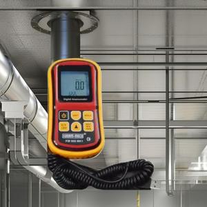Anémomètre numérique portatif à fil chaud Kusam-Meco KM-908MK, outil de mesure haute vitesse, précision de 3 %, résolution de 0,01 m/s, IP55 - Product Image 4