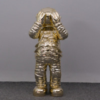 Offre Spéciale grandeur nature résine astronaute sol Sculpture fibre de verre maison & hôtel décoratif Figure Arts collection Animal motif