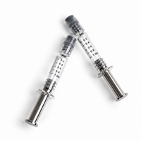 Seringue en verre vide certifiée CE pour laboratoire, distributeur de précision Luer Lock