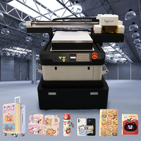 XP600 Printer UV DTF, desain Digital A3 rol otomatis 60/90cm stiker laminasi dengan tinta UV 1 tahun diskon harga panas