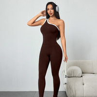 Traje de Yoga de Una Pieza Personalizado para Mujer, con Efecto Levanta Glúteos, Absorbe la Humedad, Ropa Deportiva Todo en Uno para Gimnasio, Pilates y Entrenamiento Diario