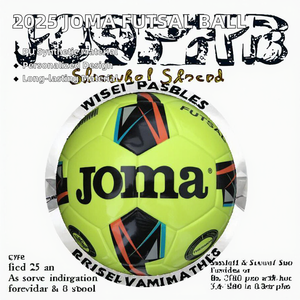 ลูกฟุตบอลห้าคน ยี่ห้อ <span class=keywords><strong>Joma</strong></span> รุ่นปี 2026 ขนาดมาตรฐาน 5 ทำจากหนัง PU สังเคราะห์เคลือบผิว สำหรับฝึกซ้อม พิมพ์ลายได้ตามต้องการ - Product Image 4