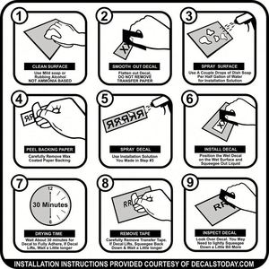 Autocollants de transfert découpés à la forme pour logo d'entreprise, imperméables, pour vitres arrière de véhicules, grands autocollants UV DTF pour bannières - Product Image 6