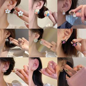 S925 <span class=keywords><strong>argent</strong></span> aiguille perle boucles d'oreilles rétro luxe boucles d'oreilles haute qualité boucles d'oreilles glands populaire Style coréen boucles d'oreilles en gros - Product Image 4