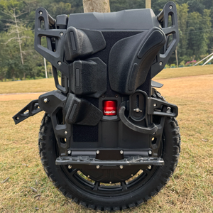 Protège-jambes Beidou LeaperKim LYNX S pour monocycle électrique, noir et orange, en caoutchouc, accessoires LYNX-S - Product Image 5