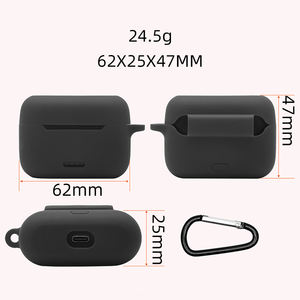 <span class=keywords><strong>TOZO</strong></span> NC2-funda protectora de silicona blanda, a prueba de golpes, para <span class=keywords><strong>auriculares</strong></span> inalámbricos con gancho - Product Image 2