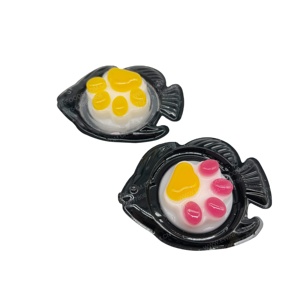 Bánh <span class=keywords><strong>Pudding</strong></span> Thạch Hình Chân Trong Đĩa Cá Đồ Chơi Kẹo Tự Làm Nước Ép Trái Cây Ý Tưởng Tốt Bánh <span class=keywords><strong>Pudding</strong></span> Thạch Bán Chạy Nhất Với Kẹo Popping - Product Image 1