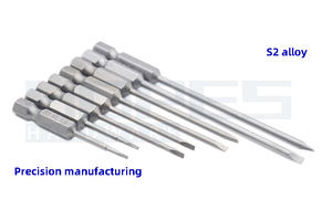 Destornillador de aleación S2 SL1.6 2 2,5 3 4 5 6mm, destornillador de ranura, brocas planas con longitud de 50 65 75 100 120 150mm 1/4 - Product Image 6