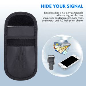 เคสกุญแจรถยนต์คาร์บอนไฟเบอร์ซิลิโคนไฟเบอร์กลาสแฟชั่น ป้องกัน RFID พร้อมพวงกุญแจ ป้องกันสัญญาณ  กระเป๋าใส่กุญแจ - Product Image 6