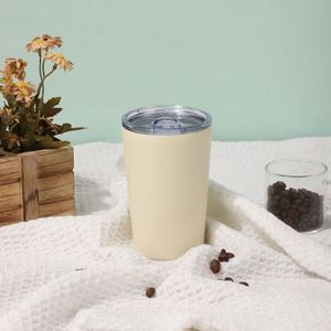 High-Appearance 8oz Stainless Steel Insulated <b>Cup</b> Korean Mini Coffee Milk Tumbler for Couples Students Travel - Product Image 2