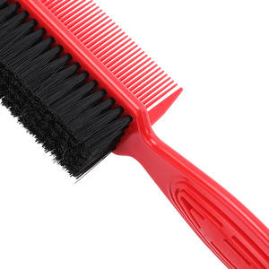 Siyah 2'si 1 Arada Saç Kesim Tarağı Çift Taraflı Yağlı Saç Sakal Şekillendirme Tarağı Berber Kırık Saç Fırçası Özel Logo - Product Image 3