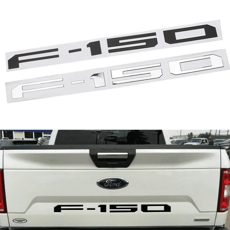 Etiqueta de carro F150 etiqueta de caminhão captador Raptor F-150 etiqueta de caixa traseira adesivo 3D para carro