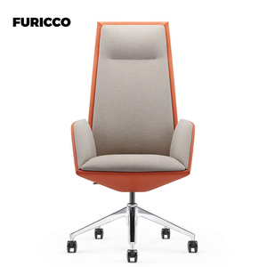 FURICCO-silla de oficina giratoria de cuero genuino, cómoda y moderna - Product Image 2