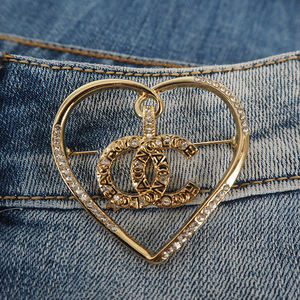 Broches en acier inoxydable or argent strass Broches Broches/Broches en métal femmes <span class=keywords><strong>broche</strong></span>/lettre <span class=keywords><strong>broche</strong></span> <span class=keywords><strong>broche</strong></span> - Product Image 6