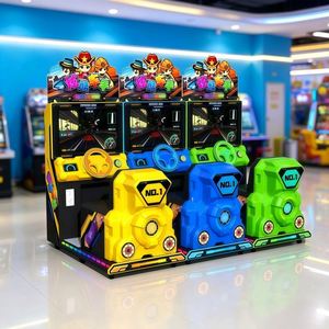 Máquina de Juego de Carreras para Niños, Operada con Monedas, Máquina de Juego de Conducción de Autos de Carreras, Juego de Arcade de Carreras para Niños en Interiores - Product Image 3