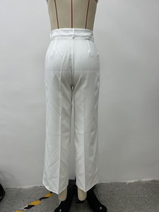 <span class=keywords><strong>Pantalon</strong></span> droit décontracté <span class=keywords><strong>taille</strong></span> <span class=keywords><strong>haute</strong></span> plissé et drapé pour femme, nouvelle collection 2026, style transfrontalier Europe-Amérique, pour sites web indépendants - Product Image 6